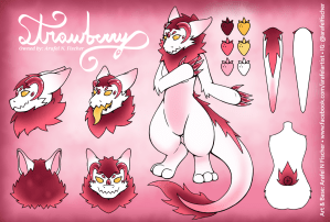 Strawberry Wickerbeast Ref Sheet